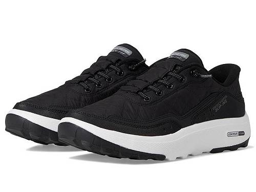 貨物輸送無料 スケッチャーズ SKECHERS メンズ 成人男性用 シューズ 靴 スニーカー 運動すること靴 Urban Explore Cozy Fit Hands Free Slip-インチ - Black/White