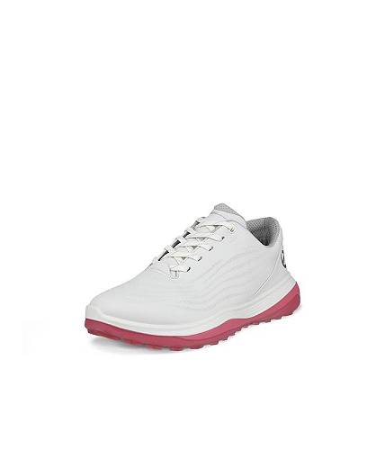 貨物輸送無料 山びこ ゴルフ ECCO Golf レディース 亭主もち用 シューズ 靴 スニーカー 運動すること靴 LT1 Hybrid Waterproof - White/Bubblegum スニーカー-レディース靴