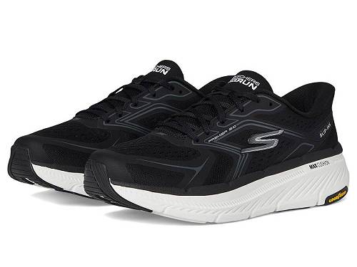 貨物輸送無料 スケッチャーズ SKECHERS レディース 成人女性用 シューズ 靴 スニーカー 運動すること靴 Max Cushioning Premier 2.0 Overland Hands Free Slip-Ins - Black/White