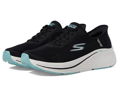 貨物輸送無料 スケッチャーズ SKECHERS レディース 亭主もち用 シューズ 靴 スニーカー 運動すること靴 Max Cushioning Elite 2.0 Vanish Hands Free Slip-Ins - Black/Blue