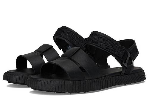 貨物輸送無料 ソレル SOREL レディース 亭主もち用 シューズ 靴 サンダル Ona Ave(TM) Ankle Strap Flat Sandals - Black/Black