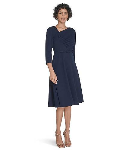 (取寄) カルバンクライン レディース チューリップ スリーブ Aライン ドレス   women Tulip Sleeve Aline Dress Indigo 楽天市場】送料無料 カルバンクライン Calvin Klein レディース 女性用