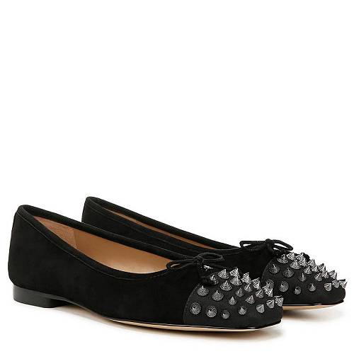送料無料 サムエデルマン Sam Edelman レディース 女性用 シューズ 靴 フラット Monet - Black Suede|グッズ×グッズ