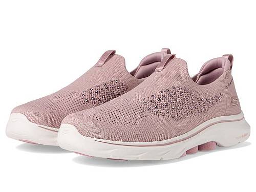 貨物輸送無料 スケッチャーズ SKECHERS Performance レディース 成人女性用 シューズ 靴 スニーカー 運動すること靴 Go Walk 7 Bling - Mauve