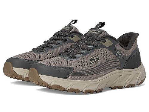 貨物輸送無料 スケッチャーズ SKECHERS メンズ 成人男性用 シューズ 靴 スニーカー 運動すること靴 Hillcrest 2.0 Hands Free Slip-インチ - Dark Taupe