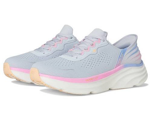 貨物輸送無料 スケッチャーズ SKECHERS レディース 成人女性用 シューズ 靴 スニーカー 運動すること靴 D\u0026#039;Lux Vapor Hands Free Slip-INS - Light Grey Multi