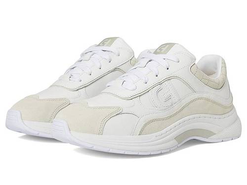 送料無料 コールハーン Cole Haan レディース 女性用 シューズ 靴 スニーカー 運動靴 Grandpro Eleeana Runners - White Leather/Silver Birchsuede 1｜グッズ&times;グッズ 24,186円