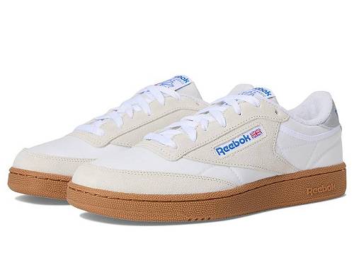 送料無料 リーボック Reebok Lifestyle シューズ 靴 スニーカー 運動靴 Club C 85 - Footwear White/Barely Grey/Gum｜グッズ&times;グッズ