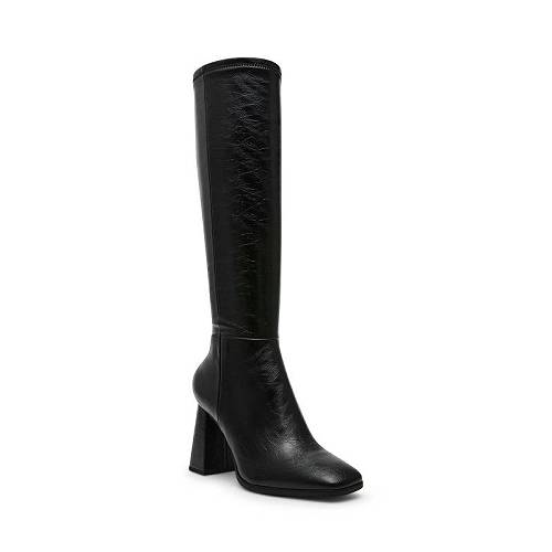 送料無料 スティーブマデン Steve Madden レディース 女性用 シューズ 靴 ブーツ ロングブーツ Livah - Black|グッズ×グッズ