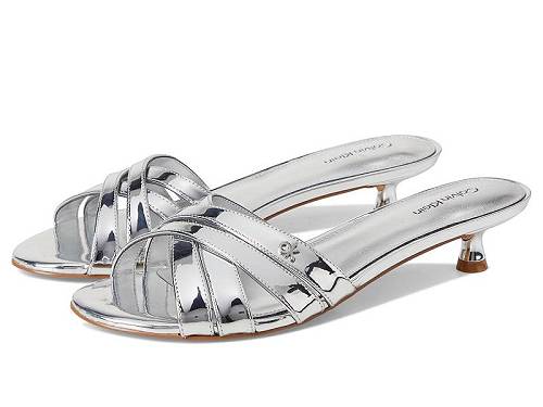 送料無料 カルバンクライン Calvin Klein レディース 女性用 シューズ 靴 ヒール Gabbie - Silver Mirror Metallic|グッズ×グッズ