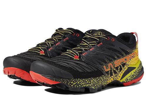 貨物輸送無料 スポルティバ La Sportiva メンズ 成人男性用 シューズ 靴 スニーカー 運動すること靴 Akasha II - Black/Yellow