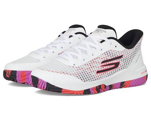 貨物輸送無料 スケッチャーズ SKECHERS メンズ 成人男性用 シューズ 靴 スニーカー 運動すること靴 Pickleball Viper Court Pro Sneaker - White/Pink