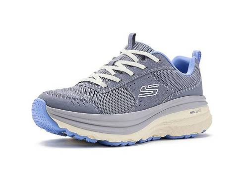 送料無料 スケッチャーズ SKECHERS レディース 女性用 シューズ 靴 スニーカー 運動靴 Max Cushioning Zirrus - Grey Blue|グッズ×グッズ