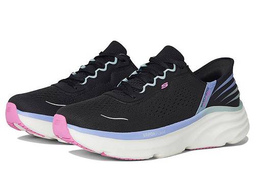 貨物輸送無料 スケッチャーズ SKECHERS レディース 成人女性用 シューズ 靴 スニーカー 運動すること靴 D\u0026#039;Lux Vapor Hands Free Slip-INS - Black Multi