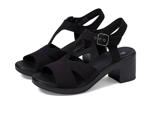 送料無料 Bzees レディース 女性用 シューズ 靴 ヒール Everly Strappy Sandals - Black Denim｜グッズ&times;グッズ