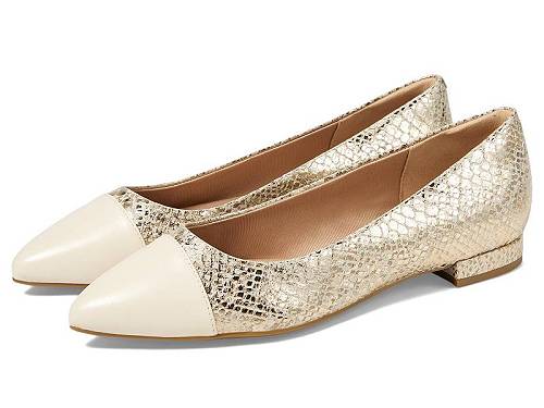 送料無料 ロックポート Rockport レディース 女性用 シューズ 靴 フラット Kenzie - Gold Multi|グッズ×グッズ