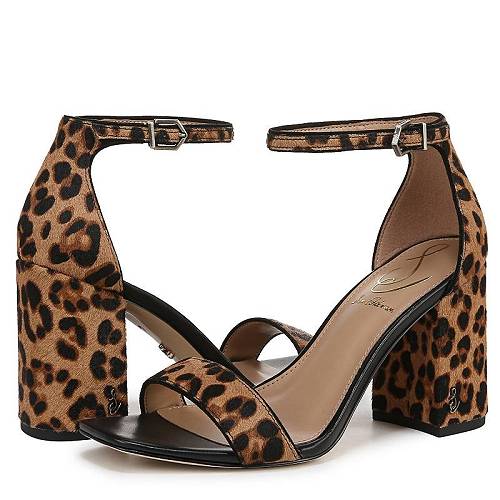送料無料 サムエデルマン Sam Edelman レディース 女性用 シューズ 靴 ヒール Daniella - Granada Tan Leopard|グッズ×グッズ