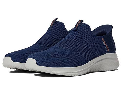 貨物輸送無料 スケッチャーズ SKECHERS メンズ 成人男性用 シューズ 靴 スニーカー 運動すること靴 Ultra Flex 3.0 Smooth Step Hands Free Slip-Ins - Navy