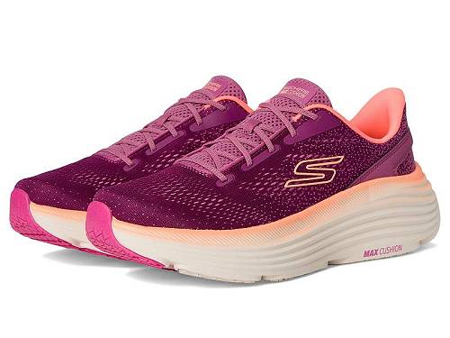 送料無料 スケッチャーズ SKECHERS レディース 女性用 シューズ 靴 スニーカー 運動靴 Max Cushioning Endeavour Kauska - Raspberry｜グッズ&times;グッズ