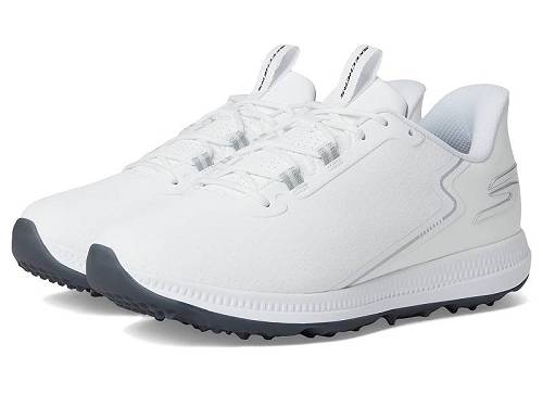 貨物輸送無料 Skechers GO GOLF メンズ 成人男性用 シューズ 靴 スニーカー 運動すること靴 Elite 6 Slip-In ArchFit Golf Shoe - White