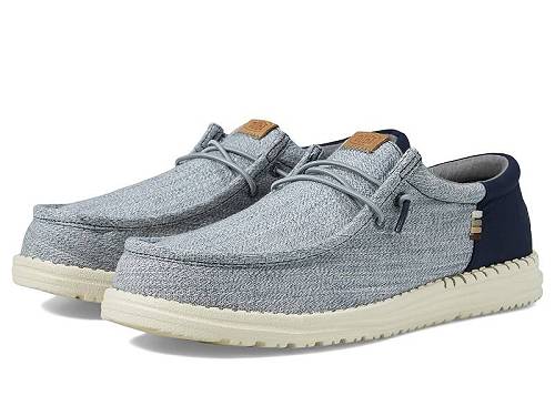 送料無料 ヘイデュード Hey Dude メンズ 男性用 シューズ 靴 ローファー Wally Funk Nylon Craft - Navy画像