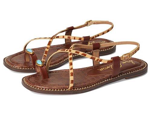 送料無料 サムエデルマン Sam Edelman レディース 女性用 シューズ 靴 サンダル Tenly - Beechwood Multi/Burnt Brandy｜グッズ&times;グッズ