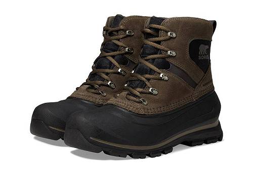 送料無料 ソレル SOREL メンズ 男性用 シューズ 靴 ブーツ スノーブーツ Buxton(TM) Lace Waterproof - Major/Black画像