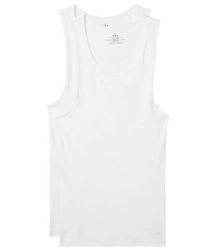 送料無料 アンダーアーマー Under Armour メンズ 男性用 ファッション タンクトップ Perf Cotton Tank 2-Pack - White｜グッズ&times;グッズ