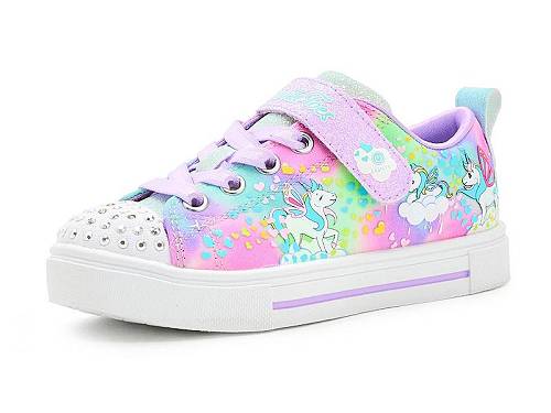 貨物輸送無料 スケッチャーズ SKECHERS KIDS うしろ帯用 キッズシューズ 赤ちゃん靴 スニーカー 運動すること靴 Twinkle Sparks 314468L (Little Kid) - Lavendar/Multi