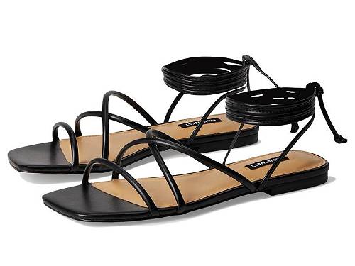 貨物輸送無料 野球クラブ酉の方角 Nine West レディース お上さん用 シューズ 靴 サンダル Mikila - Black サンダル-レディース靴