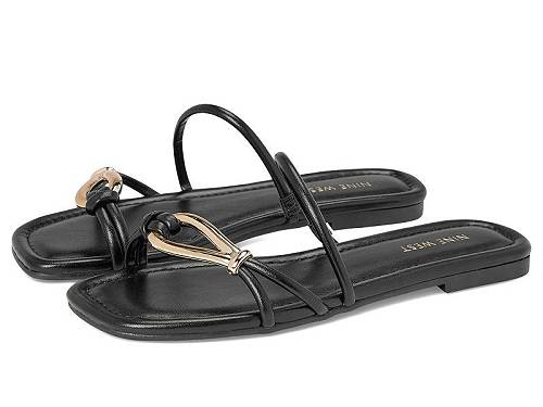 送料無料 ナインウエスト Nine West レディース 女性用 シューズ 靴 サンダル Tigra - Black｜グッズ&times;グッズ