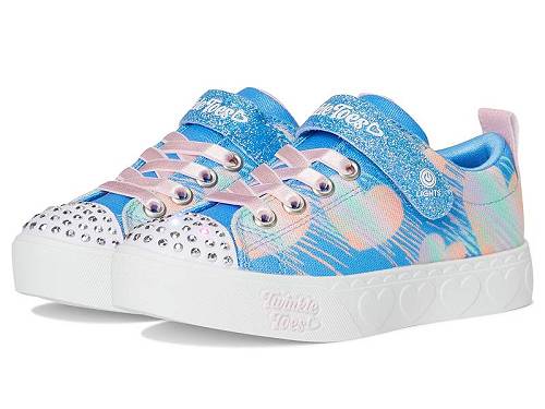 貨物輸送無料 スケッチャーズ SKECHERS KIDS うしろ帯用 キッズシューズ 赤ちゃん靴 スニーカー 運動すること靴 Heart Steps 314621L (Little Kid) - Blue/Multi