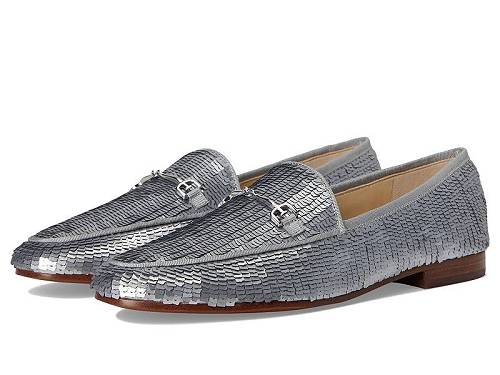 貨物輸送無料 サムエデルマン Sam Edelman レディース 成人女性用 シューズ 靴 置き目毛革 小船シューズ Loraine Glamour - Silver