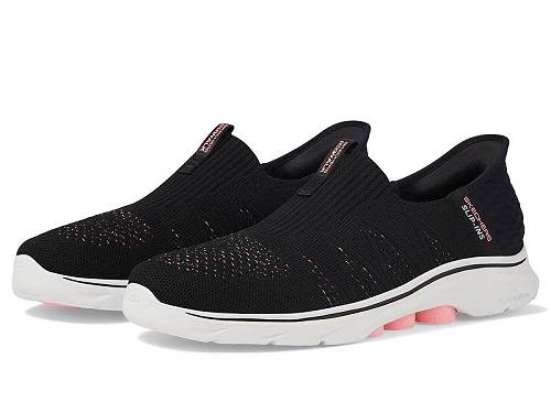 貨物輸送無料 スケッチャーズ SKECHERS Performance レディース 亭主もち用 シューズ 靴 スニーカー 運動すること靴 Go Walk 7 City Lights Hands Free Slip-Ins - Black/Multi