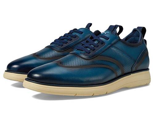 送料無料 ステーシーアダムス Stacy Adams メンズ 男性用 シューズ 靴 スニーカー 運動靴 Edgewood Wing Tip Elastic Lace - Blue｜グッズ&times;グッズ