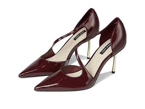 貨物輸送無料 野球クラブ酉の方角 Nine West レディース 成人女性用 シューズ 靴 踵 Dolen - Dark Red Patent