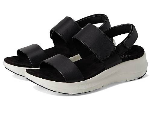貨物輸送無料 鍵を掛ける界面 Rockport レディース 成人女性用 シューズ 靴 踵 Qwera - Black Leather