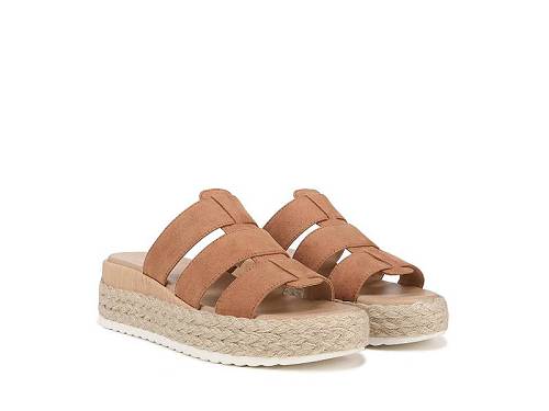 送料無料 ドクターショール Dr. Scholl\u0026#039;s レディース 女性用 シューズ 靴 ヒール Electric Espadrille Sandal - Chip Brown Microfiber