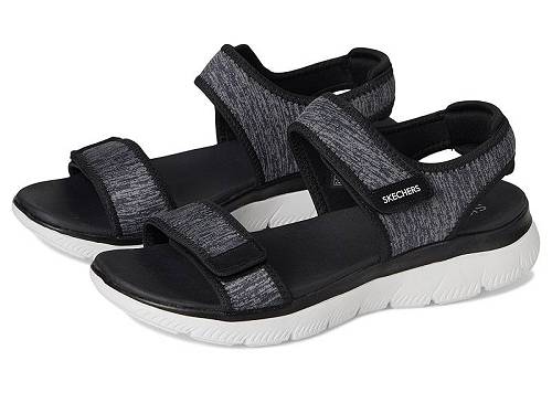 貨物輸送無料 スケッチャーズ SKECHERS レディース お上さん用 シューズ 靴 サンダル Summits - Cutest Icon - Black レディース靴-ビーチサンダル