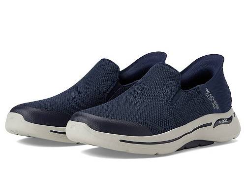 貨物輸送無料 スケッチャーズ SKECHERS Performance メンズ 成人男性用 シューズ 靴 スニーカー 運動すること靴 GO Walk Arch Fit Hands Free Slip-Ins - Navy