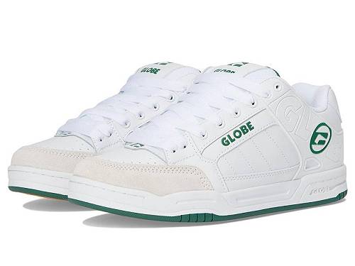 貨物輸送無料 地球儀 Globe メンズ 成人男性用 シューズ 靴 スニーカー 運動すること靴 Tilt - White/Green