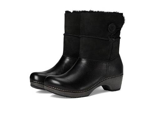 送料無料 ダンスコ Dansko レディース 女性用 シューズ 靴 ブーツ ミッドカフ Lillith - Black|グッズ×グッズ