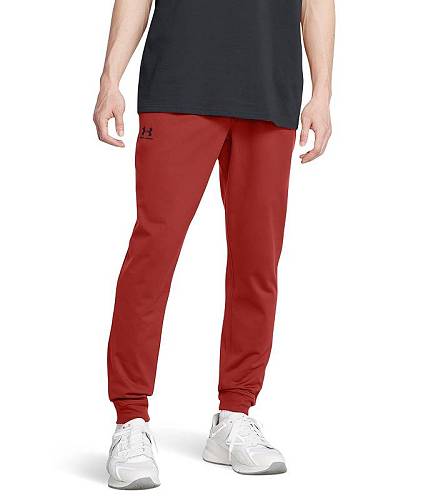 貨物輸送無料 アンダーアーマー Under Armour メンズ 成人男性用 流行り物 ズボン下 ズボン Sportstyle Tricot Jogger - Earthen Orange/Black