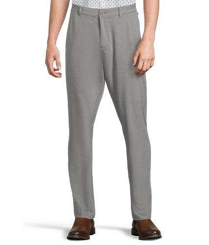 送料無料 ジョーンストンアンドマーフィー Johnston & Murphy メンズ 男性用 ファッション パンツ ズボン XC4 Heathered Performance Flat Front Pants - Heather Gray|グッズ×グッズ