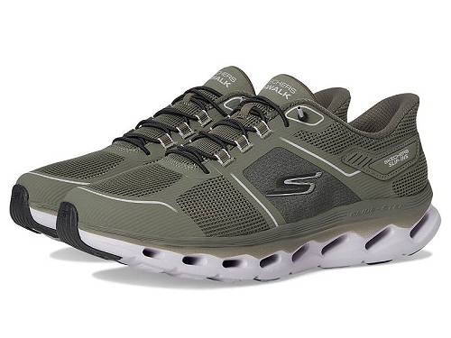 貨物輸送無料 スケッチャーズ SKECHERS Performance レディース 亭主もち用 シューズ 靴 スニーカー 運動すること靴 Go Walk Glide Step 2.0 Elektra Hands Free Slip-Ins - Olive
