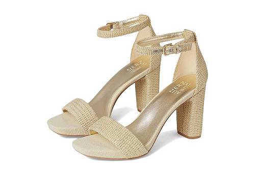 送料無料 ナチュラライザー Naturalizer レディース 女性用 シューズ 靴 ヒール Joy - Natural Gold Woven Fabric｜グッズ&times;グッズ