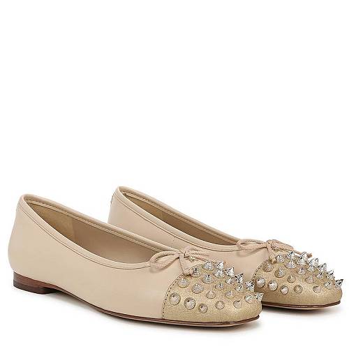 送料無料 サムエデルマン Sam Edelman レディース 女性用 シューズ 靴 フラット Monet - Summer Sand/Amber Gold｜グッズ&times;グッズ