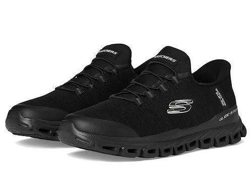 送料無料 スケッチャーズ SKECHERS メンズ 男性用 シューズ 靴 スニーカー 運動靴 Glide-Step Zefyr Hands Free Slip-in - Black
