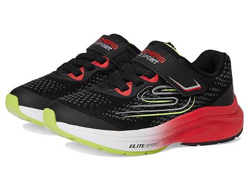 送料無料 スケッチャーズ SKECHERS KIDS 男の子用 キッズシューズ 子供靴 スニーカー 運動靴 Elite Sport Stride 403952L (Little Kid/Big Kid) - Black/Red|グッズ×グッズ
