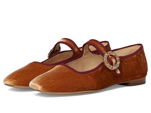 送料無料 サムエデルマン Sam Edelman レディース 女性用 シューズ 靴 フラット Michaelaglow Mary Jane Shoes - Harvest Brown|グッズ×グッズ